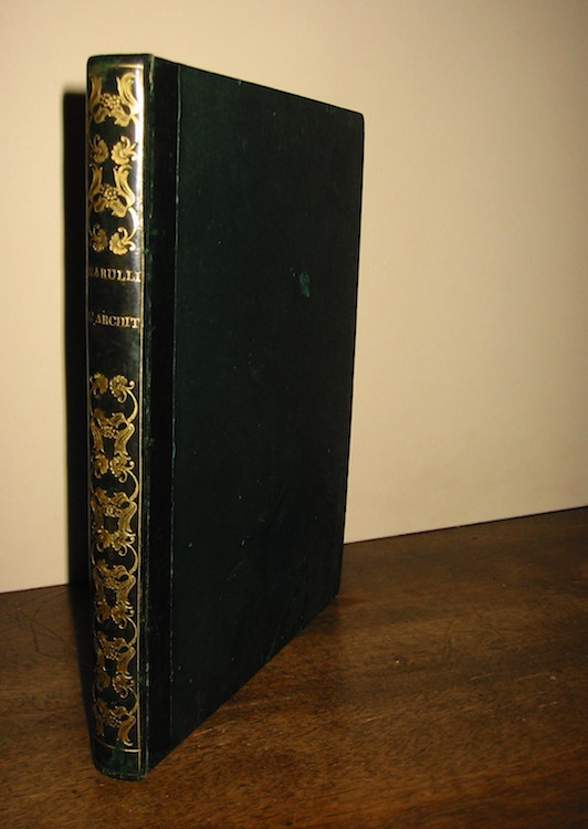 Vincenzo Marulli Su l'architettura e su la nettezza delle città . Idee del cav. Marulli 1808 Firenze presso Molini, Landi, e Comp. (impresso in Pisa co' caratteri de' fratelli Amoretti)